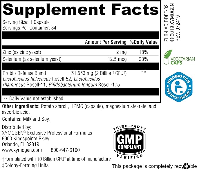 XYMOGEN Probio Defense (84 Capsules)