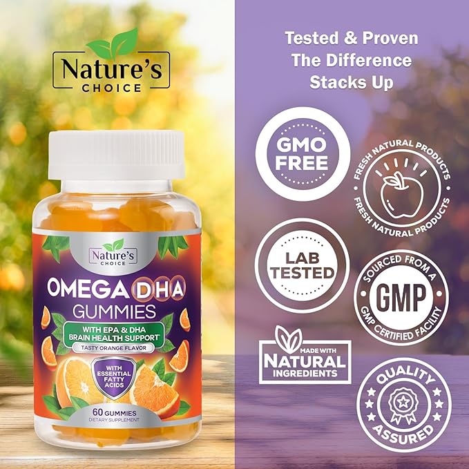 Omega 3 Fish Oil Gummies 3 Fish 60 Gummies
