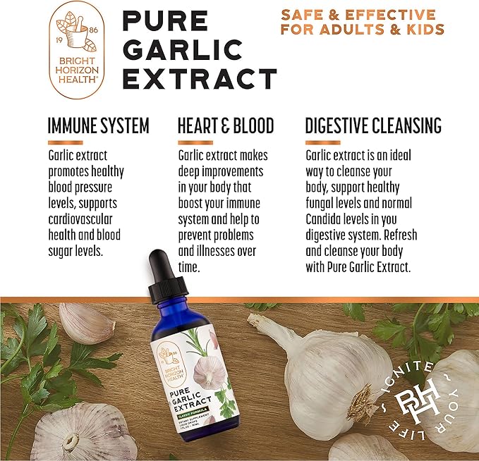 Pure Garlic Extract with Allicin Classic 1 fl
