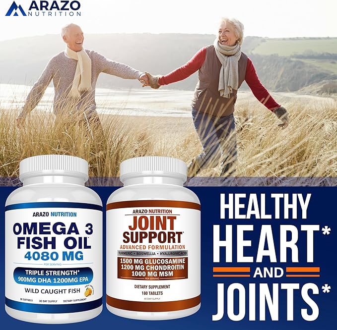 Arazo Nutrition Wild Caught Omega 3 90 Soft 4,080mg High 1200mg DHA 900mg Lemon