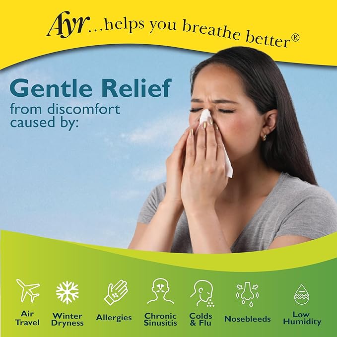 Ayr Saline Nasal Gel, With Soothing 0.5 Ounce 1)