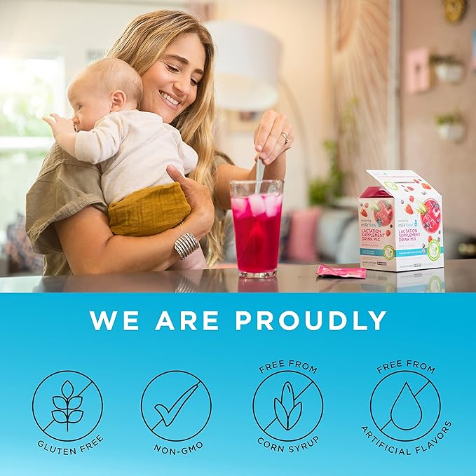 UpSpring Milkflow Lactation Supplement Drink Mix 18 Servings