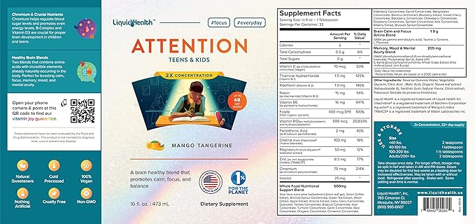 LIQUIDHEALTH Child Prodigy Health + Focus