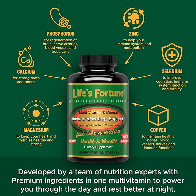 Life's Fortune Multivitamin & Mineral 180