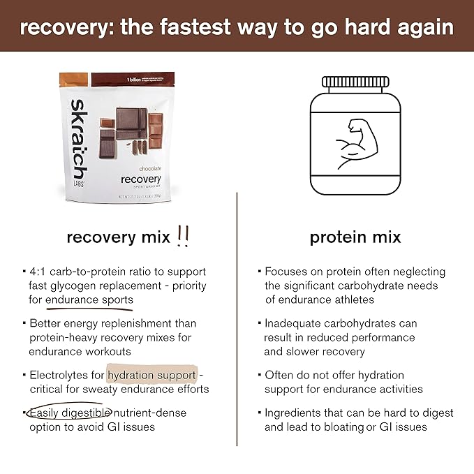 Skratch Labs Post Workout Recovery Drink (21.2 oz, 12 Servings)