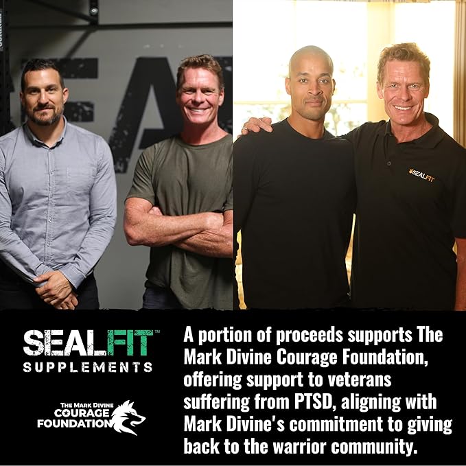 SEALFIT ElectroGreens - USDA Organic Greens Superfood + Electrolytes Powder. 25+ Superfoods for Energy and Hydration. Super Green Juice and Electrolyte Powder Inspired by Former Navy Seal Mark Divine