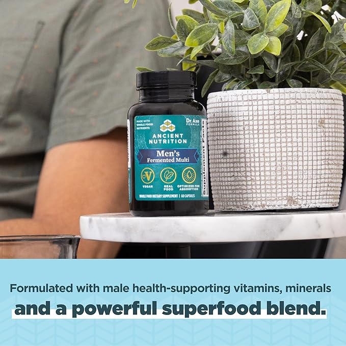 Ancient Nutrition Multivitamin for Men, Men's 60 Ct