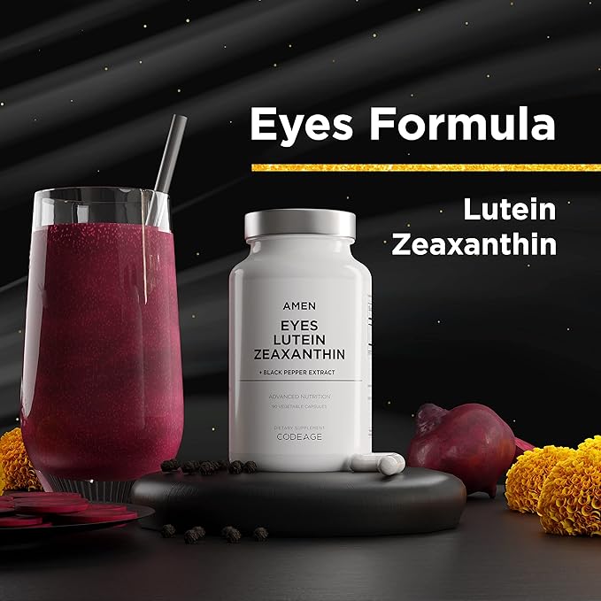 Amen Eyes Lutein Zeaxanthin Supplement 3-Month Supply 90 Capsules