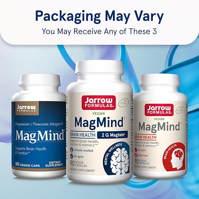 Jarrow Formulas MagMind Brain Health 90 Capsules, 30 Day 12