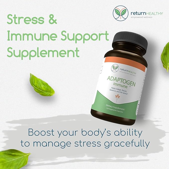 Adaptogen Immune, Adaptogens Supplements, Ashwagandha Supplements 120 Capsules