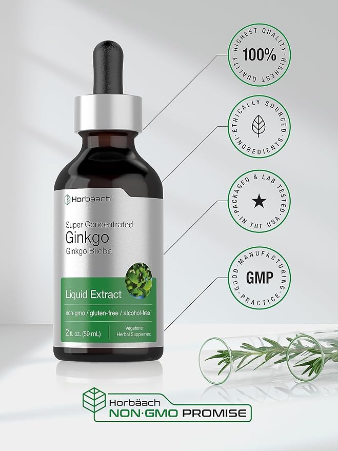 Horbäach Ginkgo Biloba Extract Liquid 2