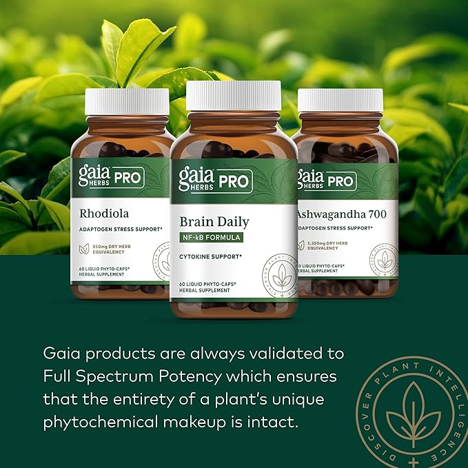 Gaia Herbs Pro Glutathione 500 30 Capsules (30 Servings)