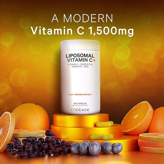 Codeage Liposomal Vitamin C 1500mg 2 Pack
