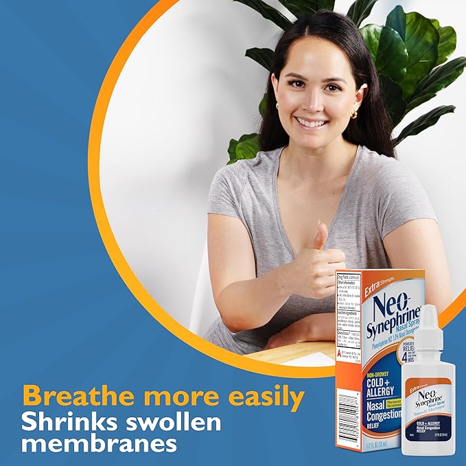 Neosynephrine, Nasal Spray for Cold Sinus 0.5 Fl