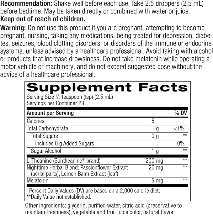Nature's Way Sleep Tonight Melatonin Drops 2 Oz,