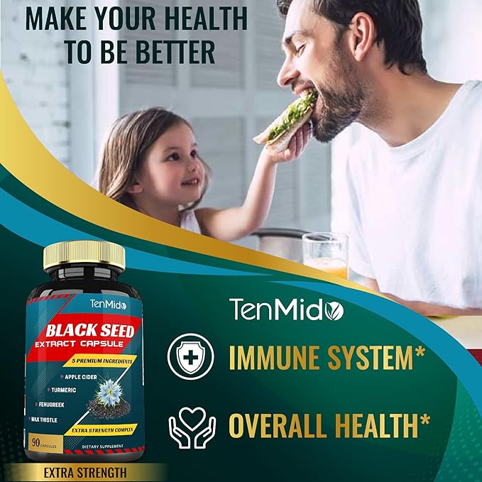 Black Seed Extract Capsules 5000mg & 90caps