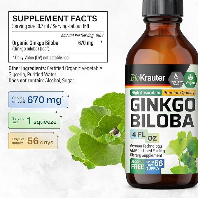 Ginkgo Biloba Extract 4 Fl