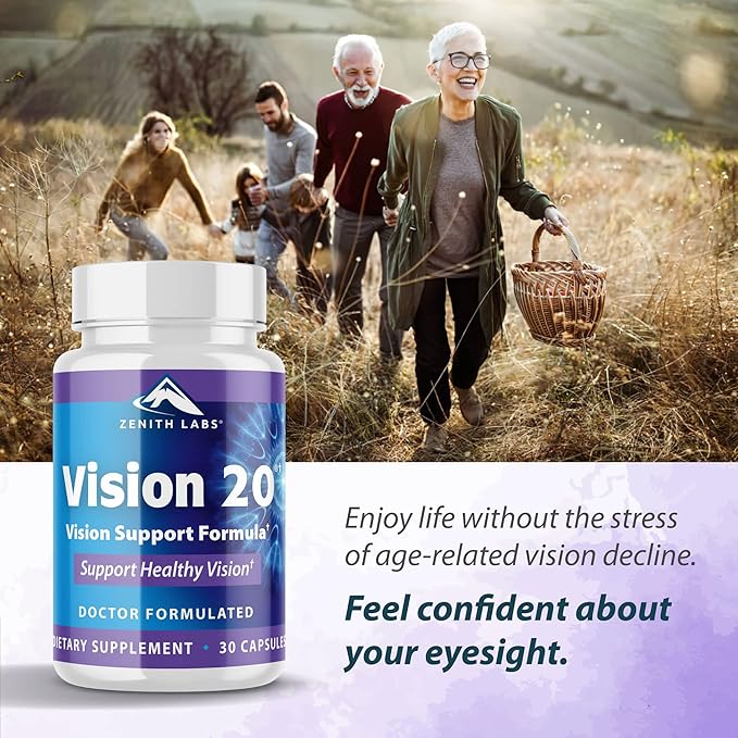 Zenith Labs Vision 20 Lutein & Zeaxanthin 3 Pack