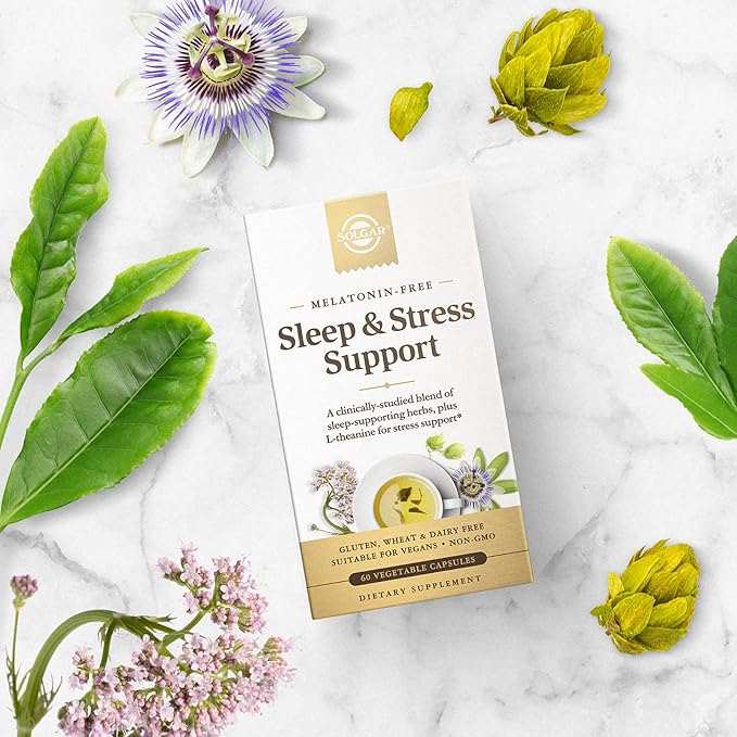 Solgar Sleep & Stress Support, 60 30 servings