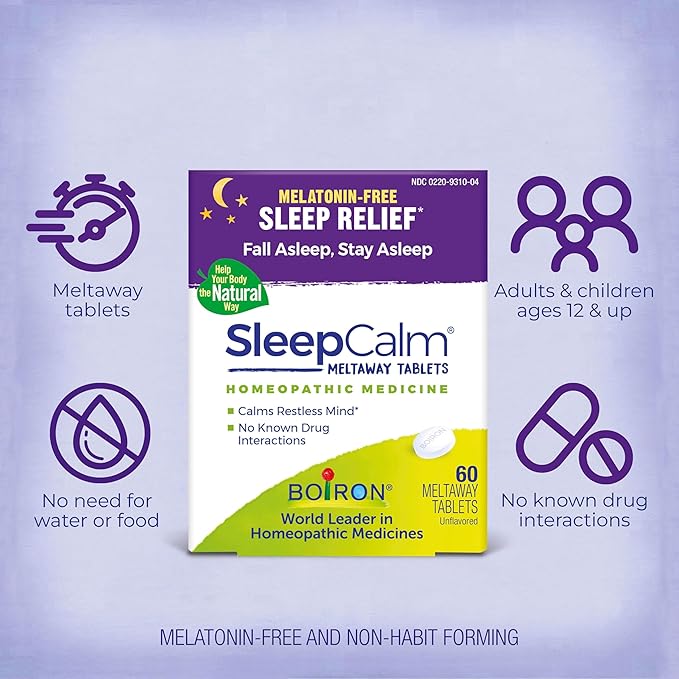 Boiron SleepCalm Sleep Aid for Deep, 60 Count
