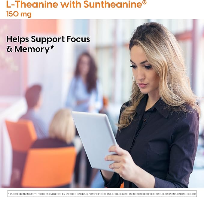 Doctor's Best L-Theanine Contains Suntheanine, Helps 150 mg (DRB-00197), 90 90 Count