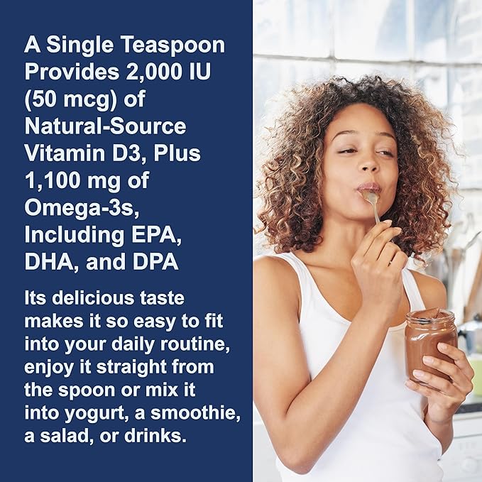 Carlson - Super D Omega-3, Wild-Caught 2000 IU (50 mcg) D3, 1100 1100 mg Omega-3s, Sustainably 250 ml