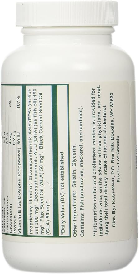 Nutri-West - Complete Omega-3 Essentials 2:1-90