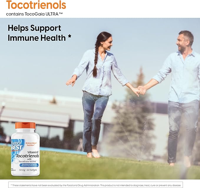 Doctor's Best Vitamin E Tocotrienols contains 60 Count