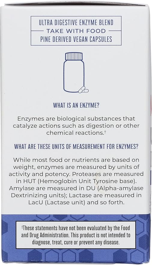 Mary Ruth's Ultra Digestive Food Enzymes Capsules, 60 CT
