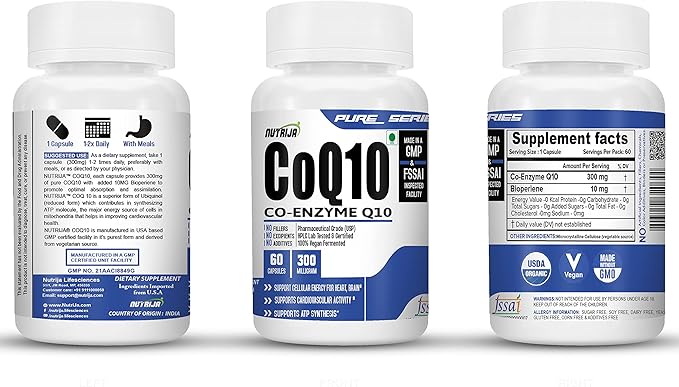 CoEnzyme Q10 (CoQ10) 300Mg 60-Capsules 60-Capsules