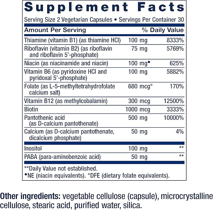 Life Extension Bioactive Complete B-complex, Heart, 60 Vegetarian