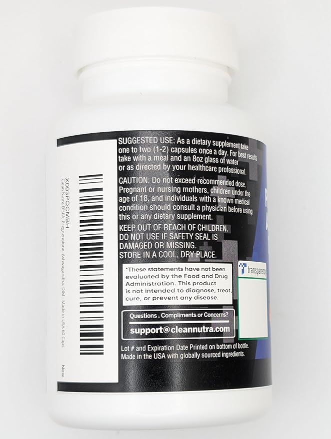 DHEA 200mg Supplement Pregnenolone 100mg for Men & Women with DIM Ashwagandha Boron 6mg Complex Calcium Magnesium Zinc 50mg Vitamin D3 5000 iu Hormone Support Capsules Pills - Made in USA 60 Ct