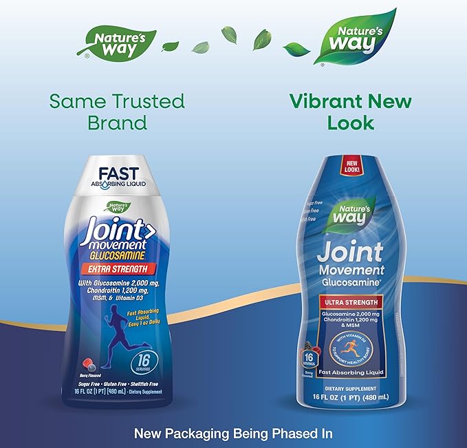 Nature's Way Joint Movement Glucosamine Fast D3, Berry 16 Fl