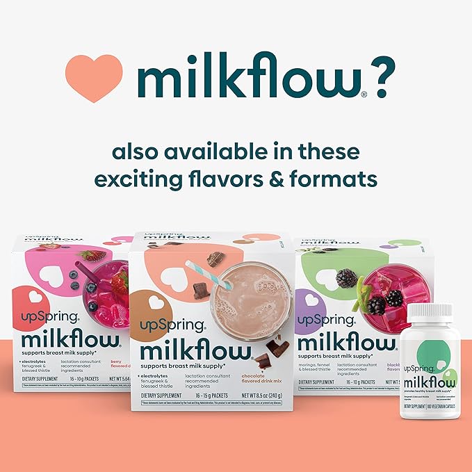 UpSpring Milkflow Electrolyte Breastfeeding Supplement Drink 16 Drink