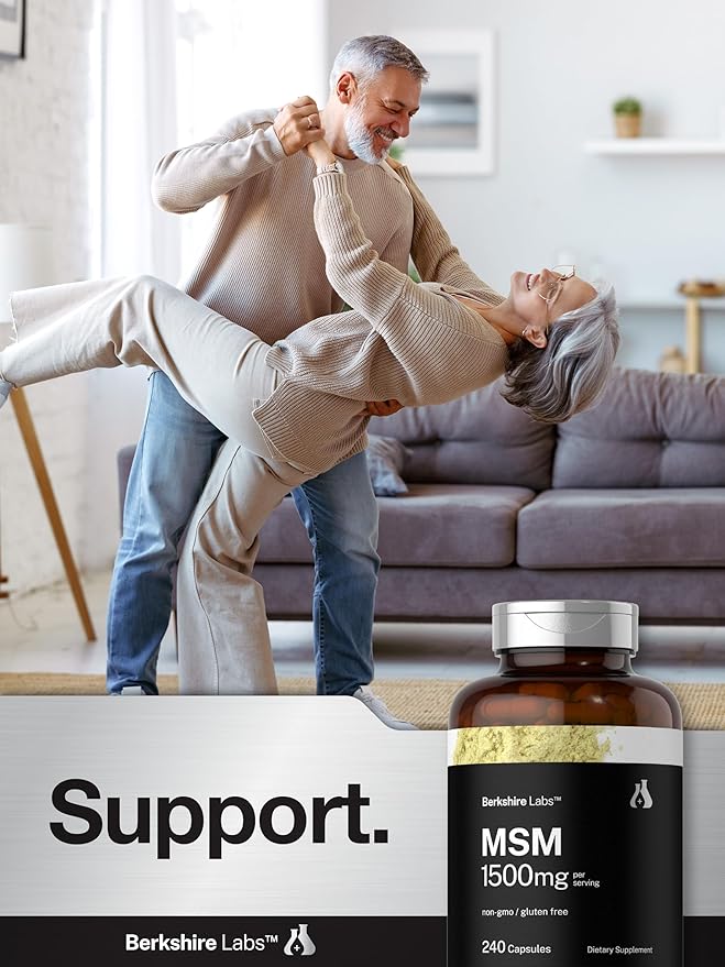 Horbäach MSM Capsules 1500mg 240 Count