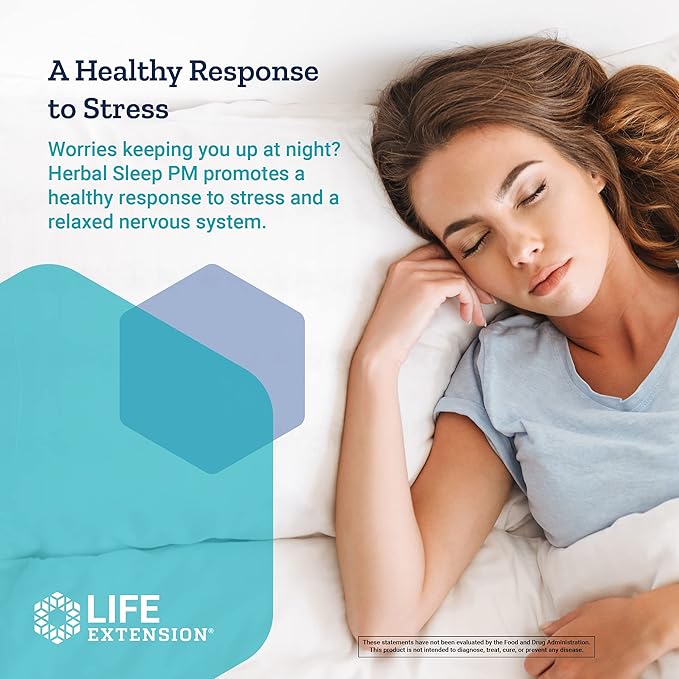 Life Extension Herbal Sleep PM – 30 Vegetarian