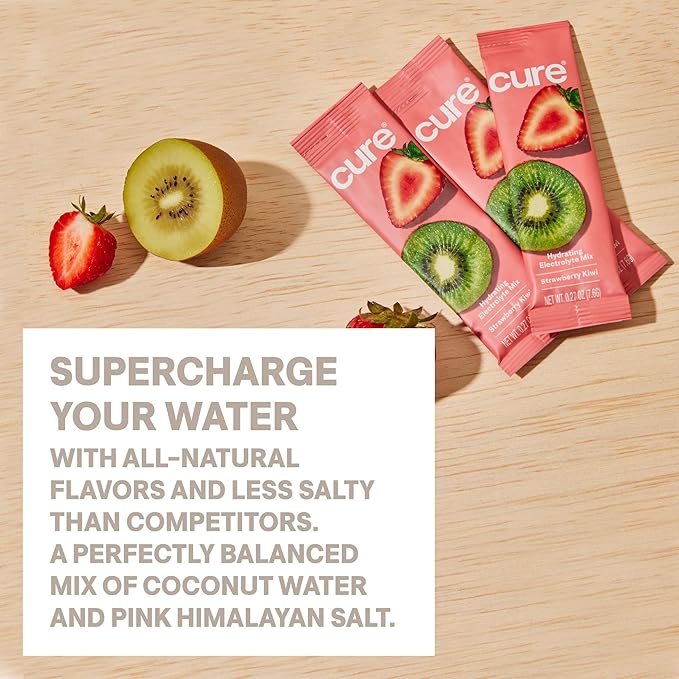 Cure Hydration | Plant-Based Electrolyte Drink 8 Packets