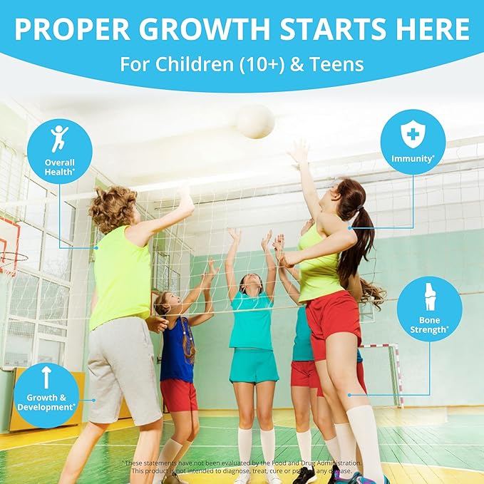 Doctor Plus - Height Growth Formula D3, Vitamin K2 (MK7) (MK7) - (10+) and 12 Pack