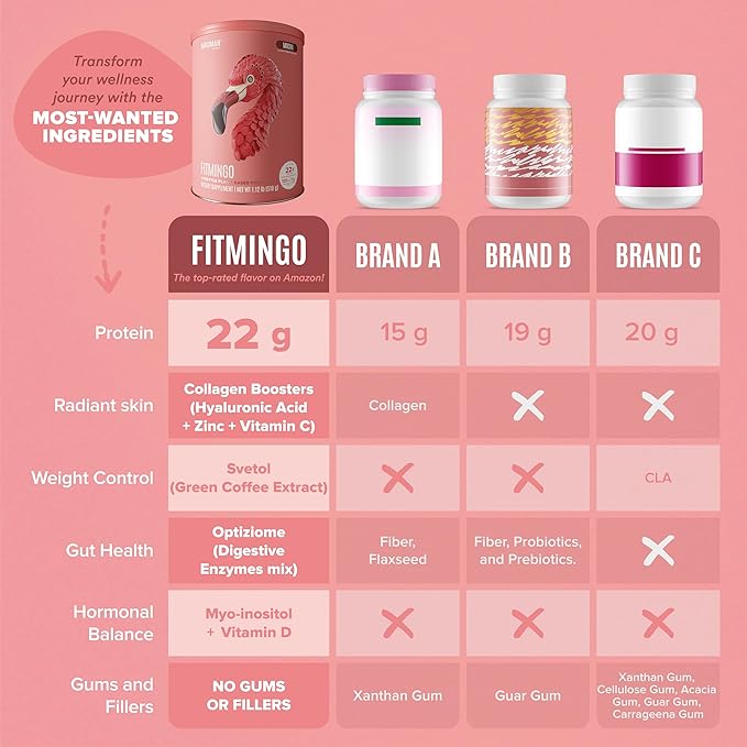 BIRDMAN Fitmingo Vegan Protein Powder 22g Plant