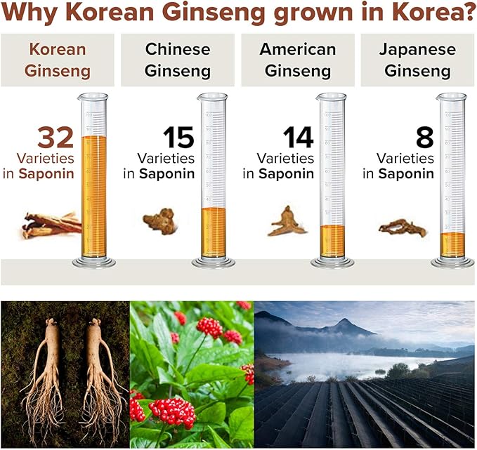 Korean Red Ginseng Extract 3000mg Everyday, Rg3, Panax 6 years 30Packets in 1 set