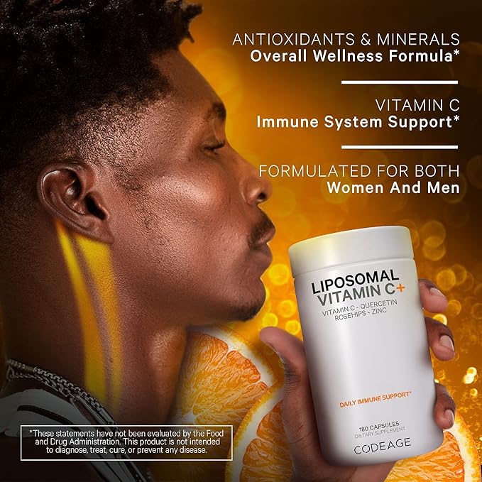 Codeage Liposomal Vitamin C 1500mg 2 Pack