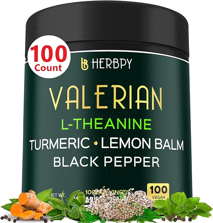 5in1 Valerian Root Capsules 5150mg Plus 100 Count