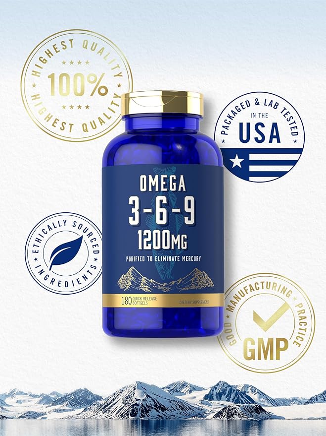 Carlyle Omega 3-6-9 1200mg 180 Softgel