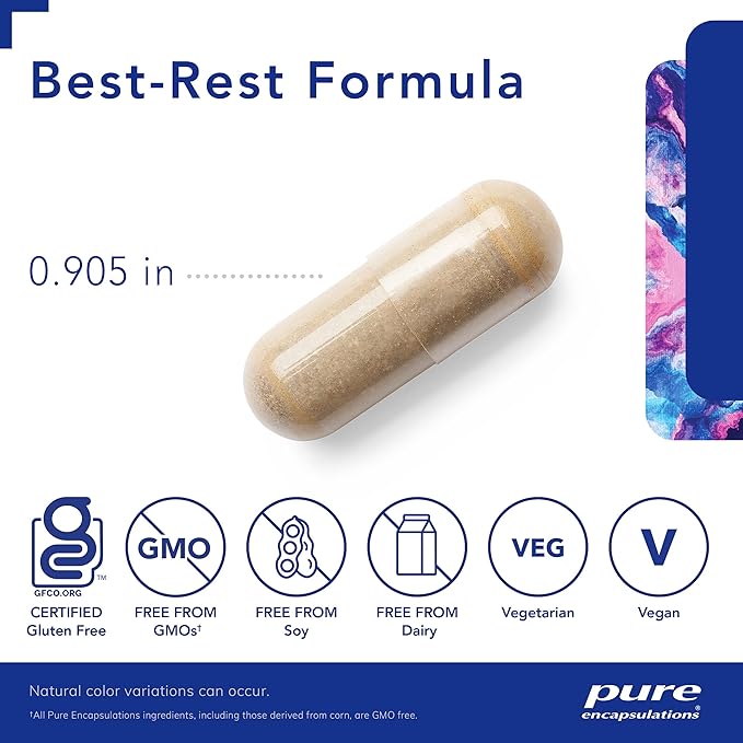 Pure Encapsulations Best-Rest Formula 60 Capsules