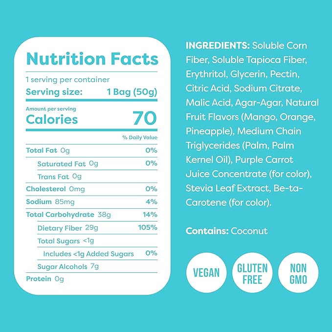Kiss My Keto Gummies Candy – Low Carb Candy Gummy Rings, Keto Snack Pack – Healthy Candy Gummys – Vegan Candy, Keto Gummy Candy – Keto Candy Gummies (6-pack)