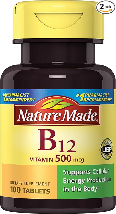 Nature Made Vitamin B-12 500 mcg 100 ea 2)