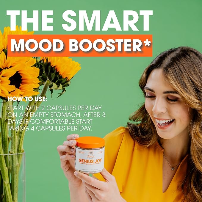Genius Joy, Nootropic Mood Enhancer Supplement