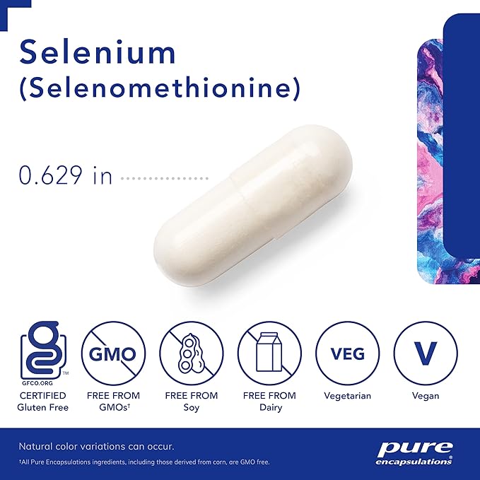Pure Encapsulations Selenium 200 mcg 180 Capsules
