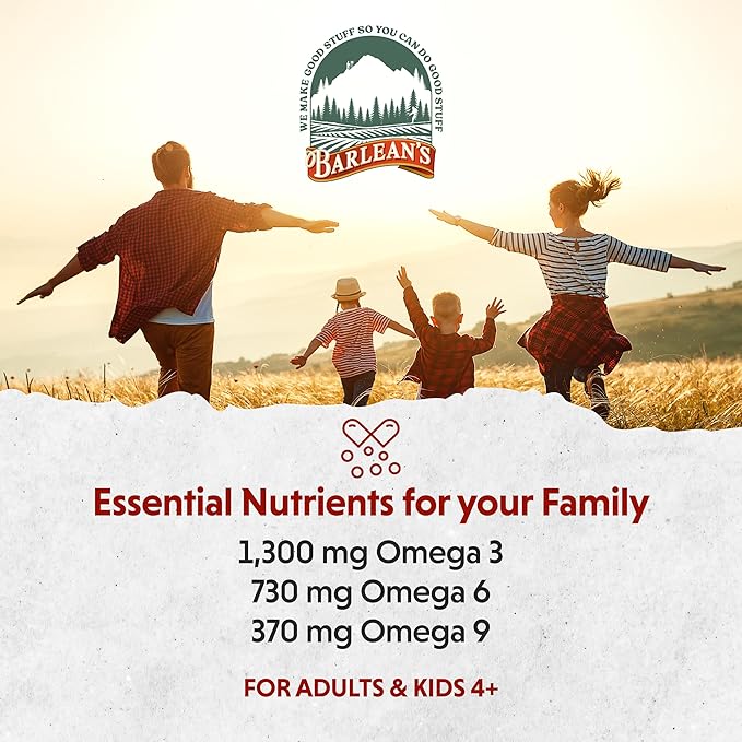 Barlean's Total Omega 3 6 9 2,400 mg 8 oz