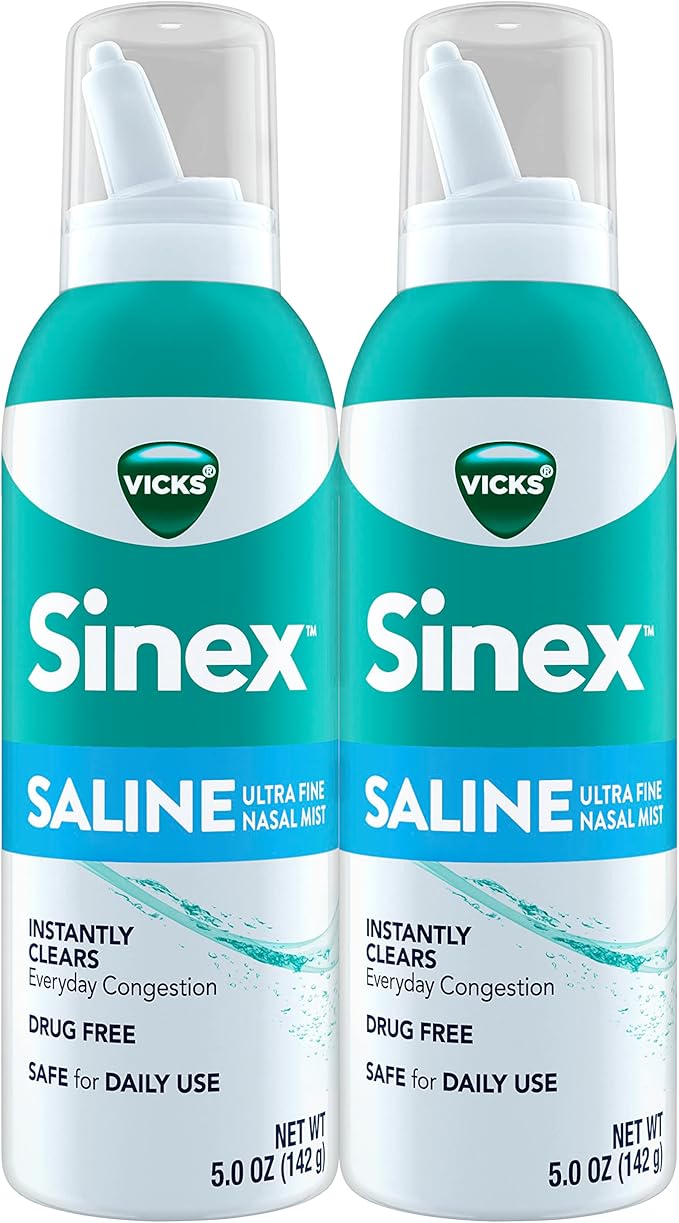 Vicks Sinex SALINE Nasal Spray, Drug 5.0 fl 2